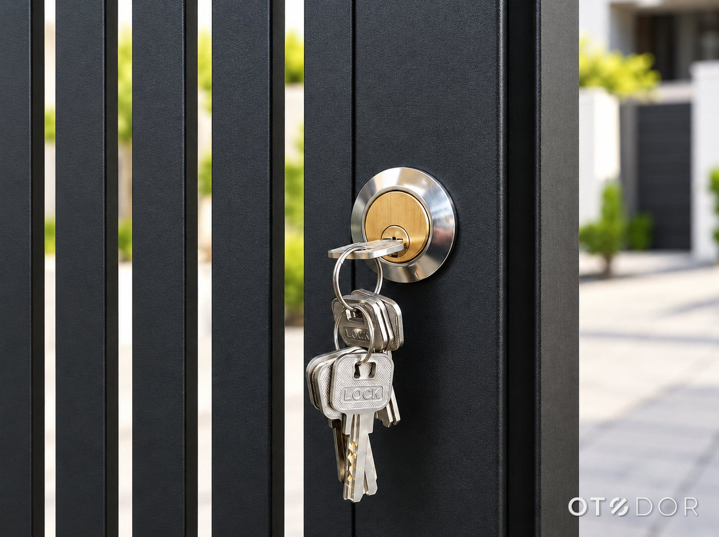 Opening CENTRIO from outside with the key