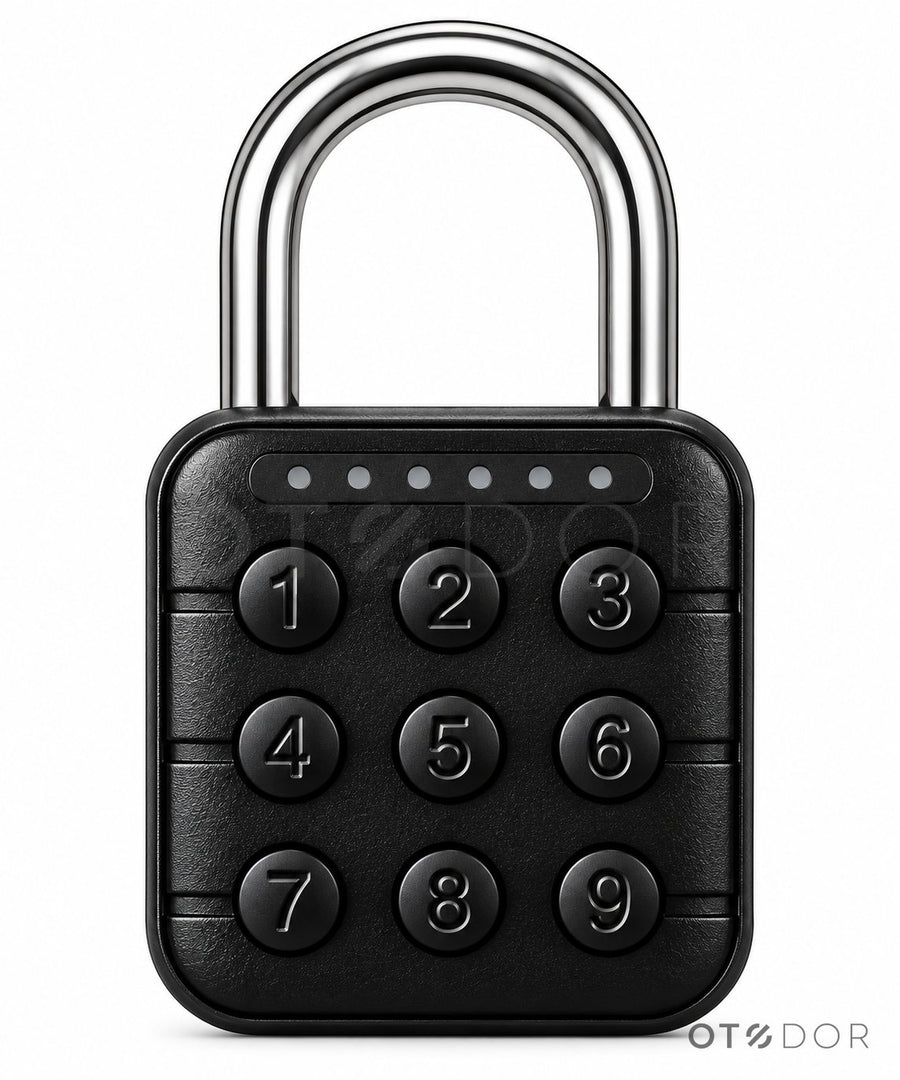OTODOR VAULTEX smart keypad padlock, front keypad