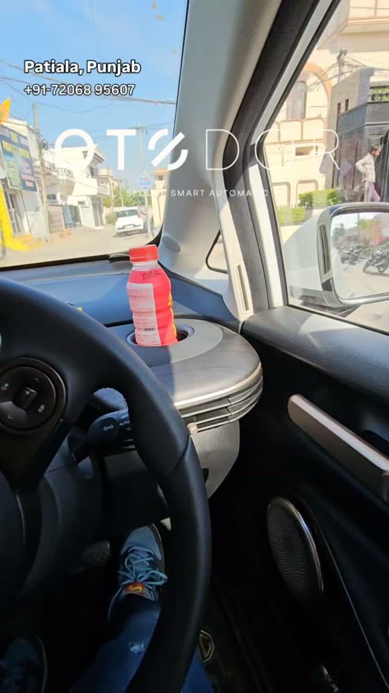 Windows up, AC on, gate opening for you — reel by @otodor_automation